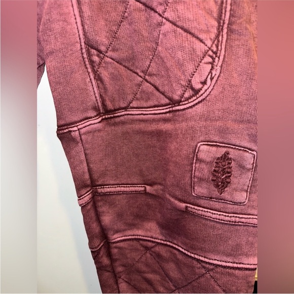 FP Movement by Free People Quilted Joggers - Dusty Rose - Picture 4 of 4